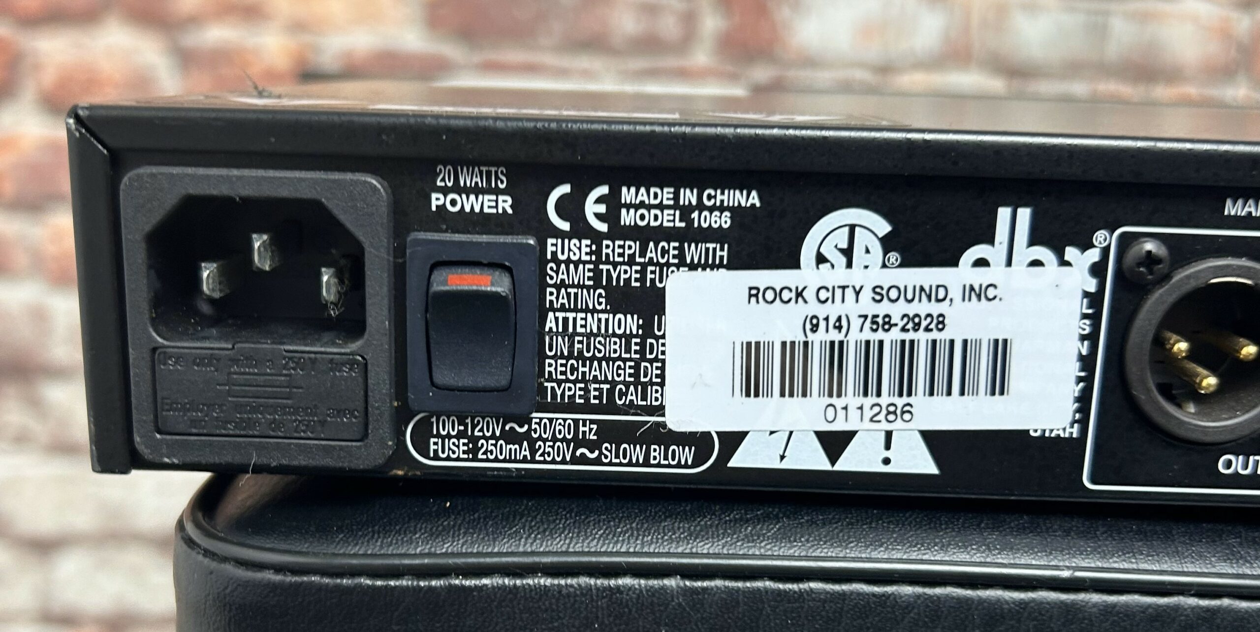 DBX 1066 – First Street Music