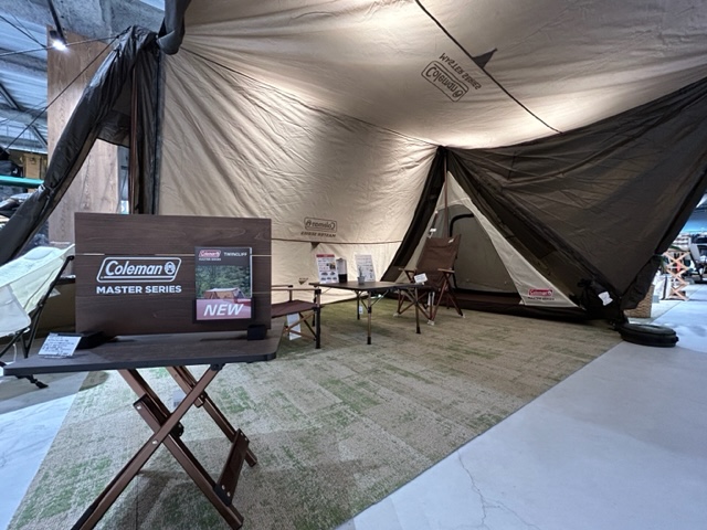 コールマンツインクリフ展示開始しました(^▽^)/ | FISHLAND