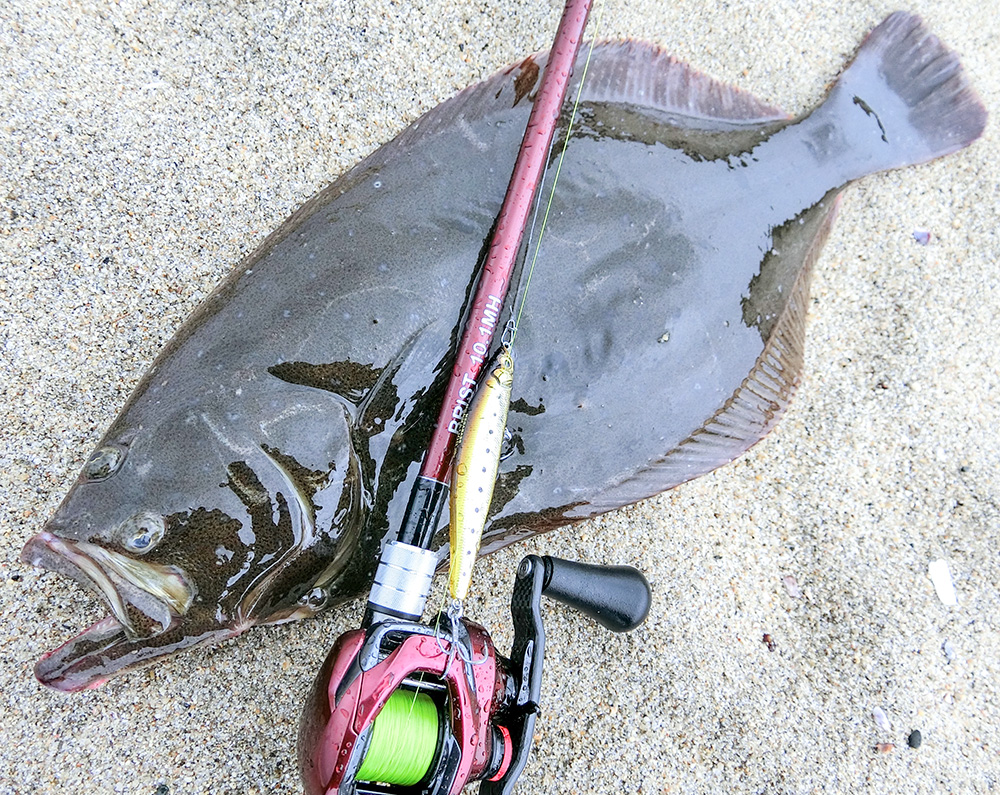 ついにネーム発表されたBRIST VENDAVAL10.1Mでサーフヒラメをキャッチ