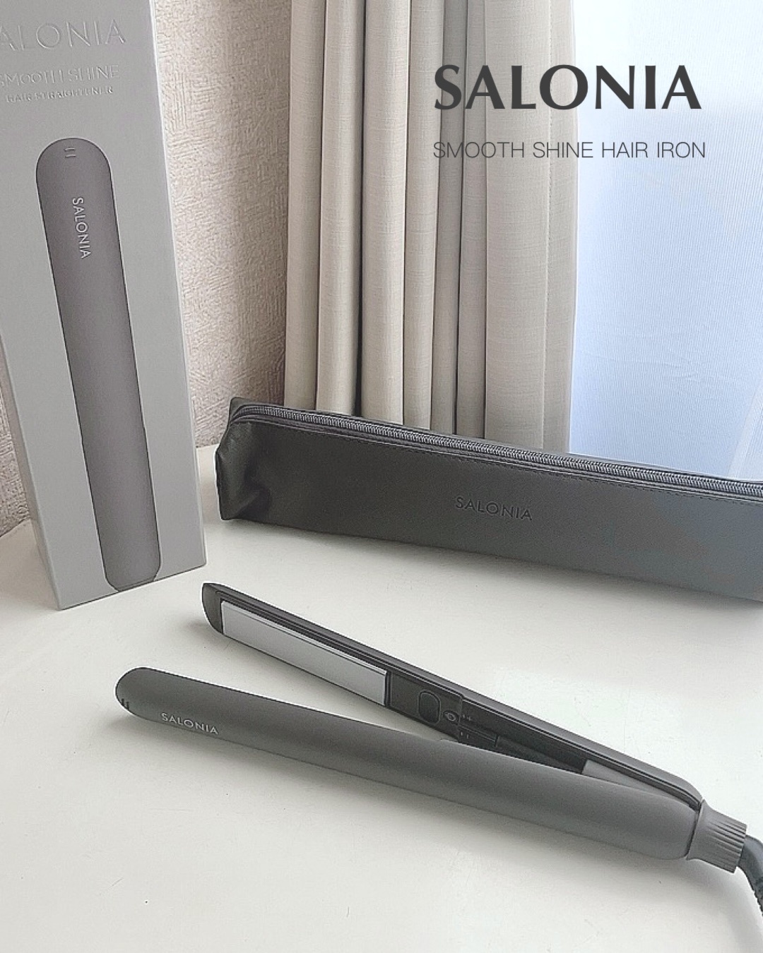 SALONIA（サロニア) / スムースシャイン ストレートヘアアイロン 24mm