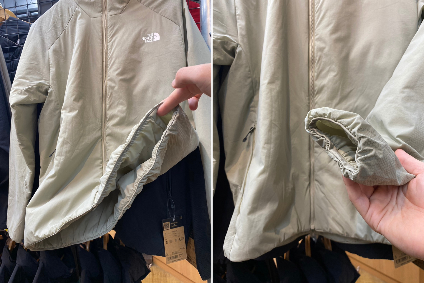 中綿入りなのに通気性抜群！暖かさと快適さを兼ね備えたノースフェイス