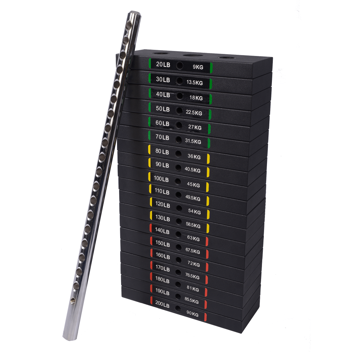 POWERTEC(パワーテック) ウェイトスタックセットWS-190【受注発注品