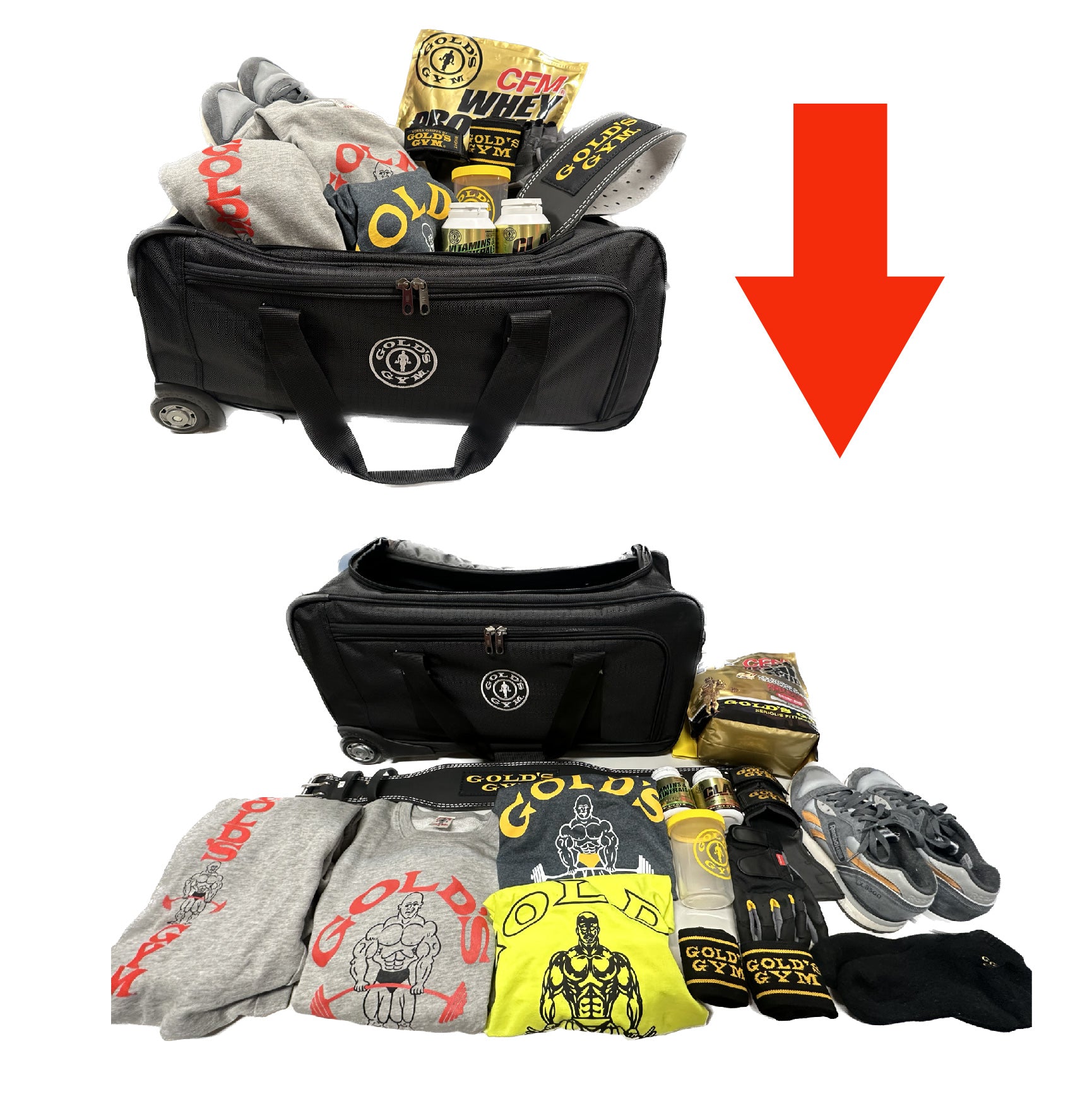 GOLD'S GYM (ゴールドジム)G2824 ボストンキャリーバッグ