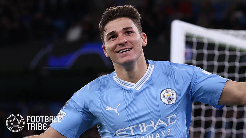 アトレティコ、熱視線のマンCアルバレス獲得に前進！大きな進展あり