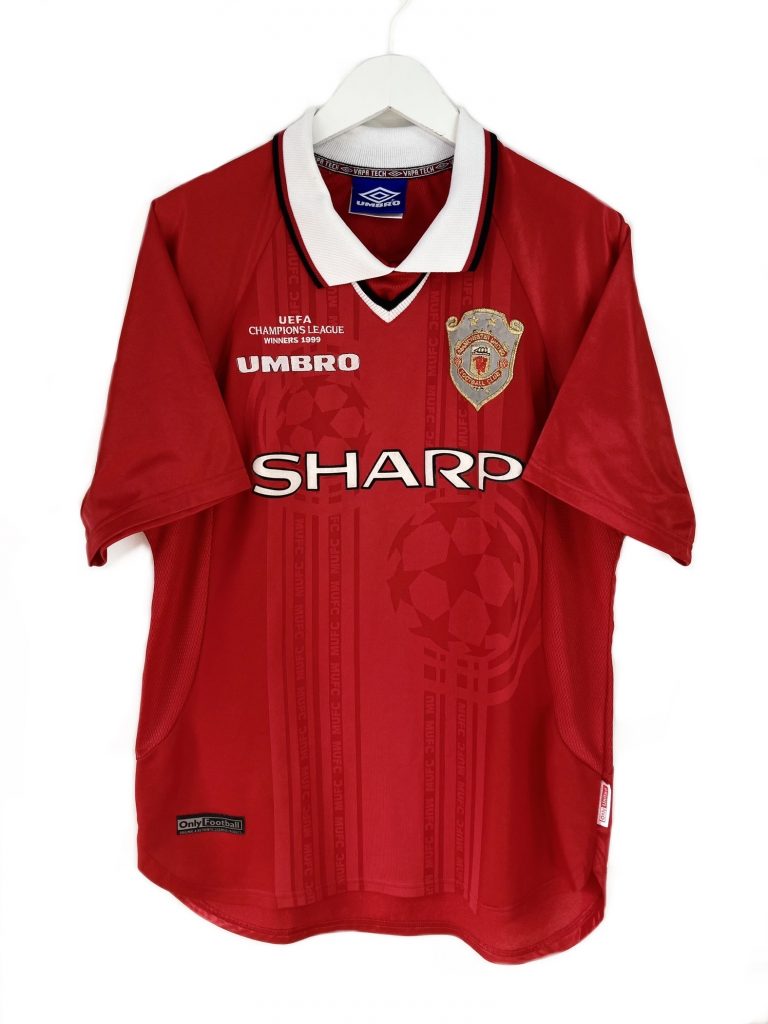 Manchester United *UEFA Champions League winners* home shirt 1999