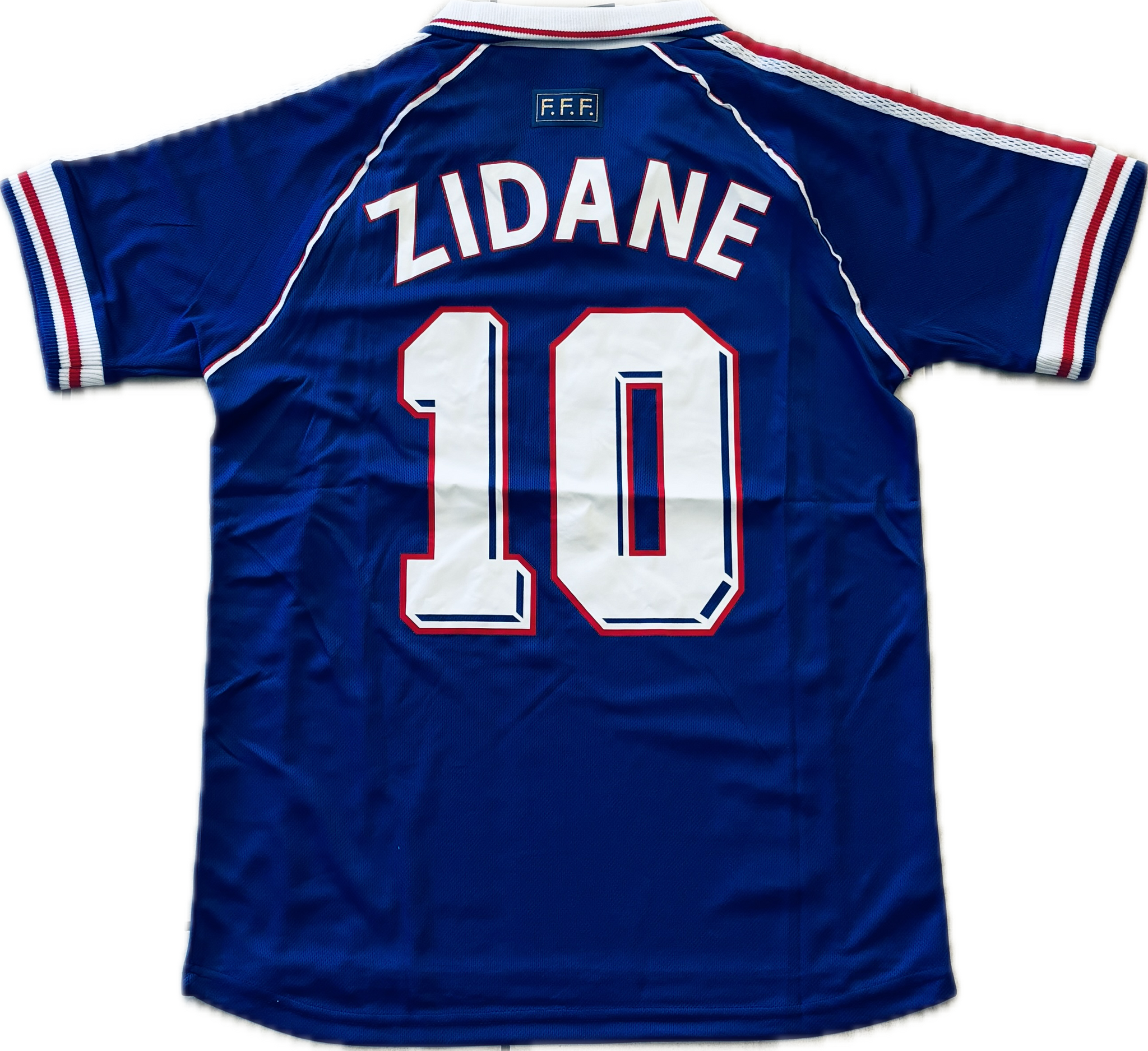 Zinedine Zidane #10 France Adidas 1998 World Cup Away Jersey