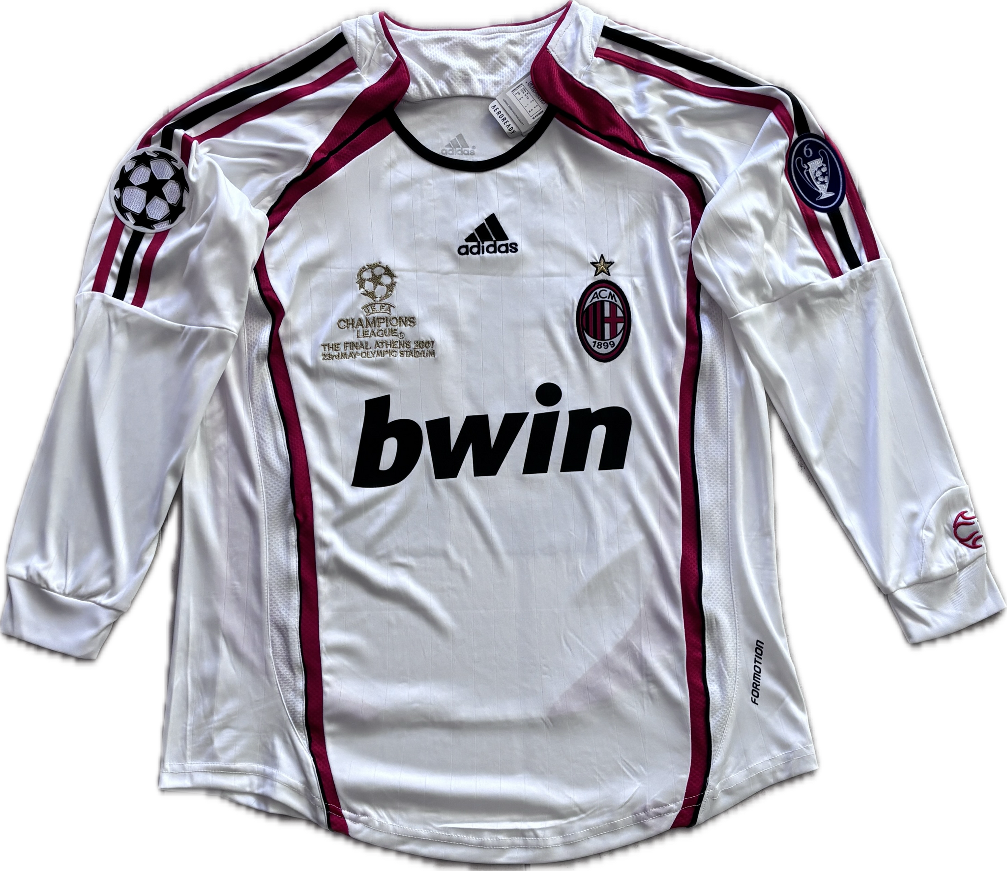 Kaka #22 AC Milan Jersey 2006/2007 Mens Final UEFA Champions