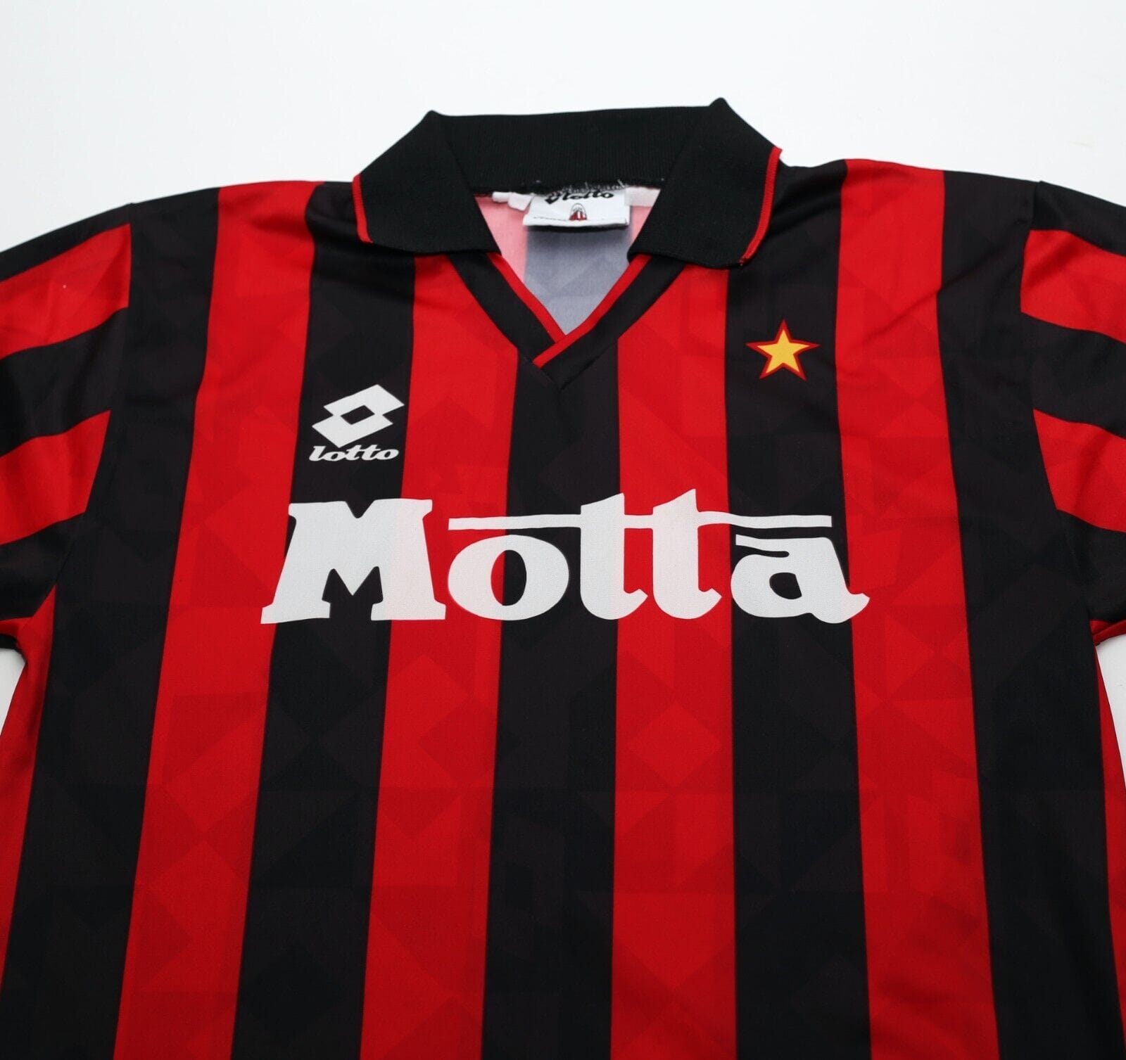 1993/94 AC MILAN Vintage Lotto Home Football Shirt Jersey (M