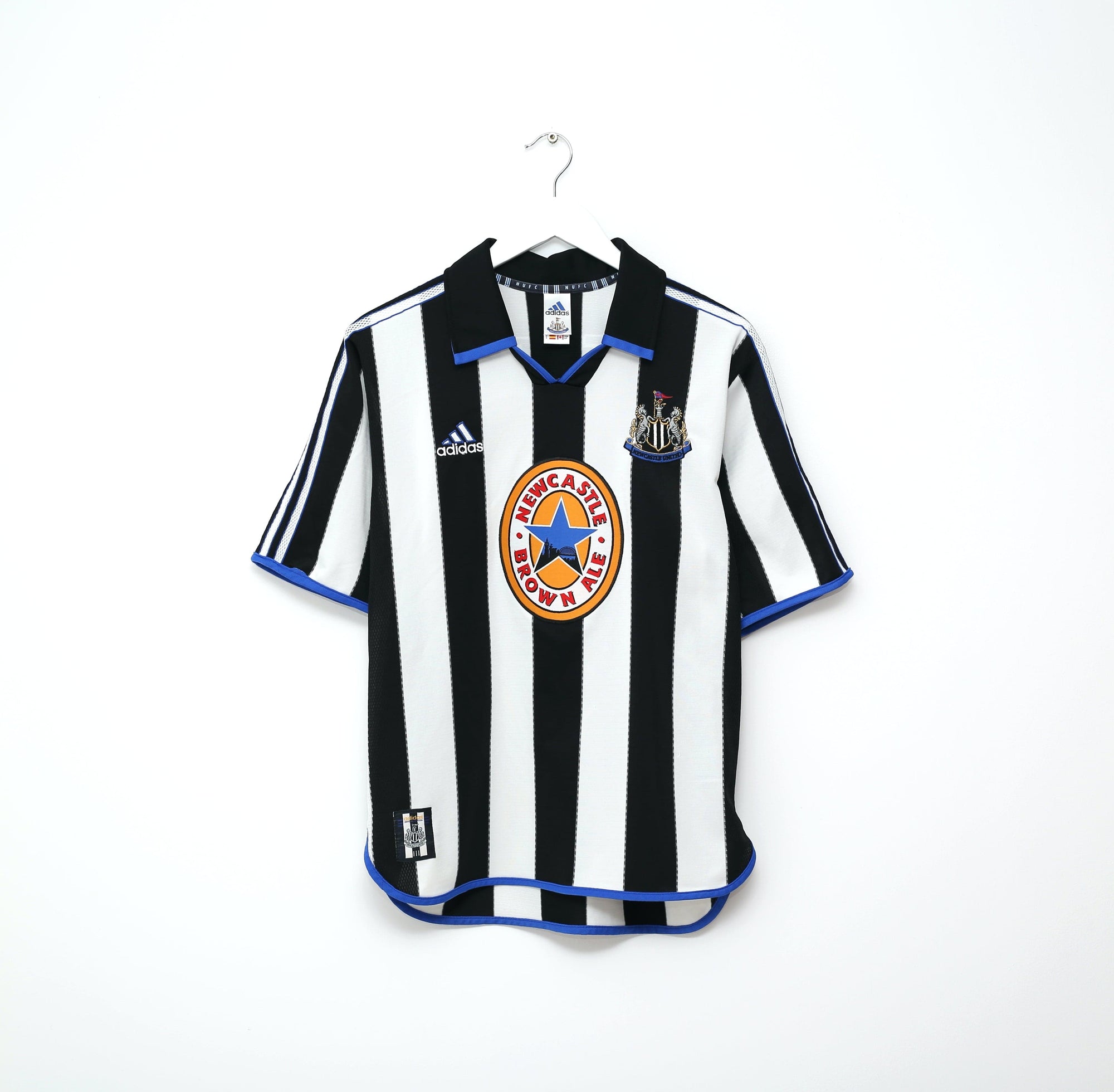 1999/00 SHEARER #9 Newcastle United Vintage adidas Football Shirt