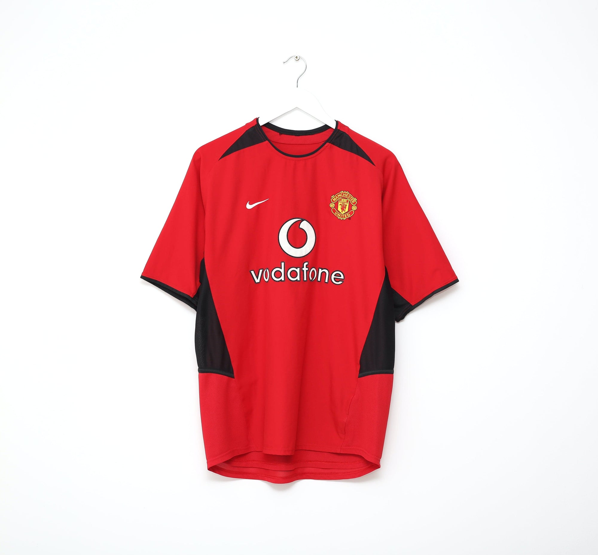 2002/04 BECKHAM #7 Manchester United Vintage Nike UCL Home