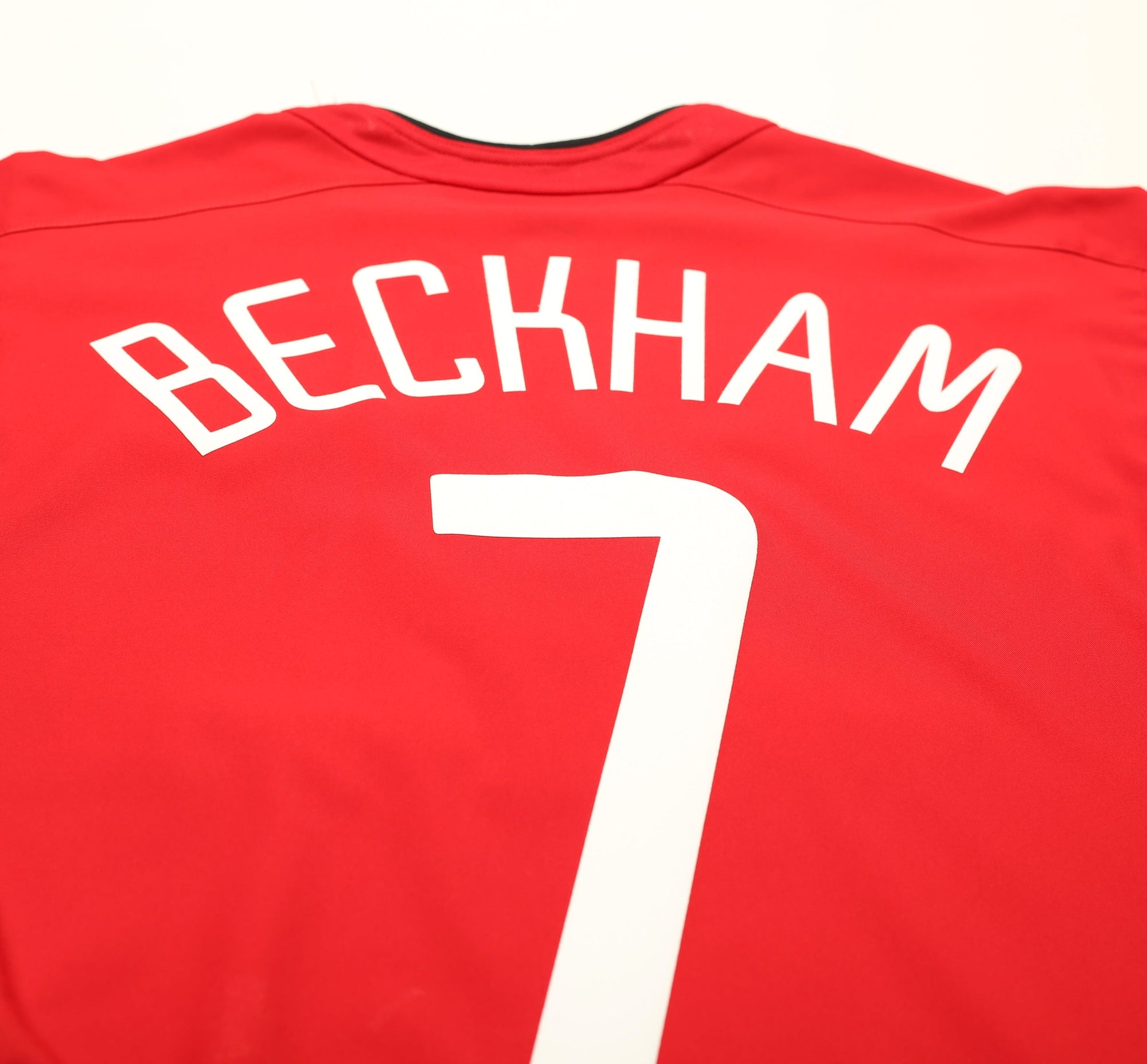 2002/04 BECKHAM #7 Manchester United Vintage Nike UCL Home