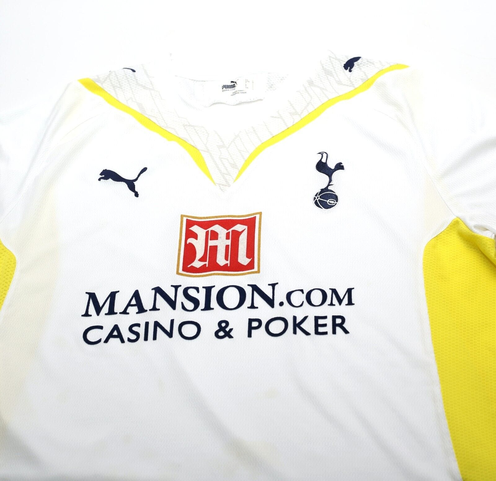 2009/10 TOTTENHAM HOTSPUR Vintage PUMA Home Football Shirt Jersey