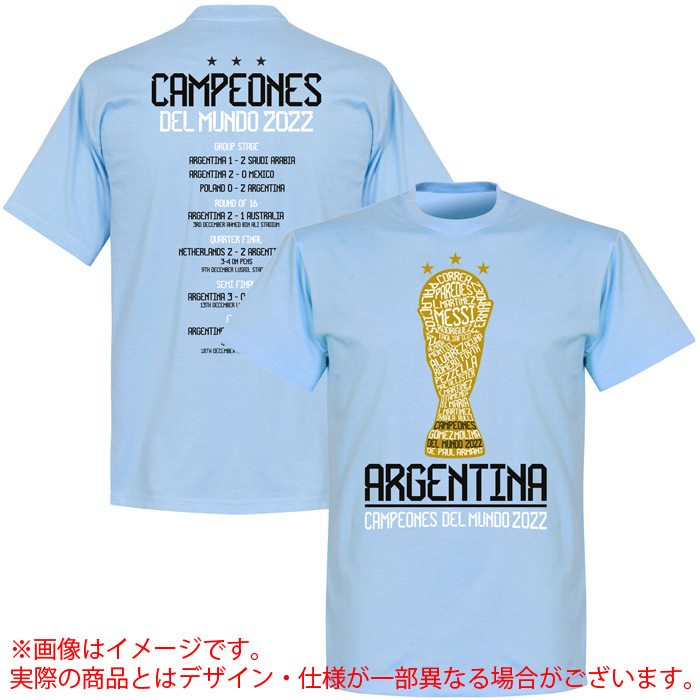 RE-TAKE アルゼンチン代表 Campeones 2022 Tシャツ & パーカー、他