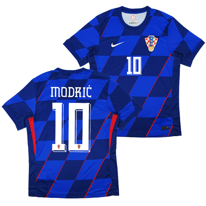 クロアチア代表 2024 アウェイ 半袖 ユニフォーム No.10 モドリッチ