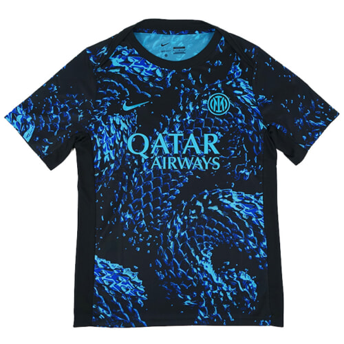 インテル 25-26 ACDPR プレマッチ トップ 半袖(ブラック×ブルー)【NIKE