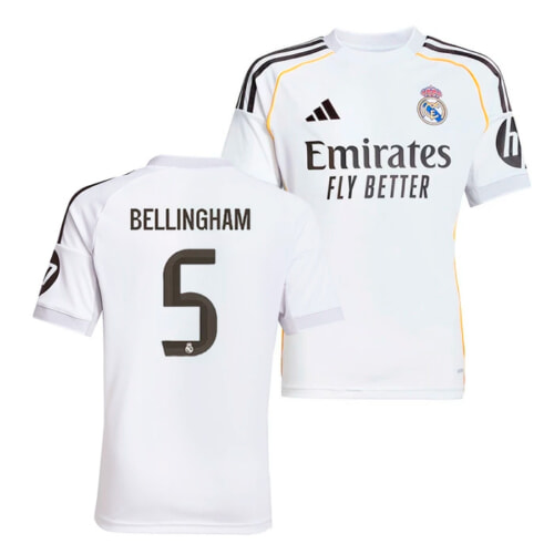 レアルマドリード 25-26 ホーム 半袖 ユニフォーム ジュニア No.10