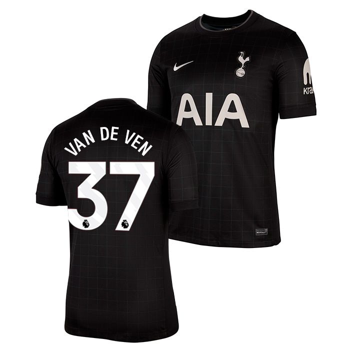 トッテナム 25-26 アウェイ 半袖 ユニフォーム No.37 ファン・デ