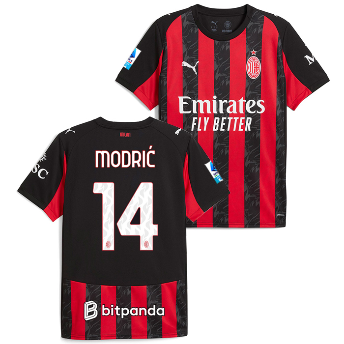 ACミラン 25-26 HOME＆AWAYユニフォーム No.14 モドリッチ 予約受付
