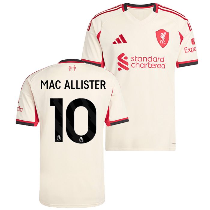 リバプール 25-26 アウェイ 半袖 ユニフォーム No.10 マック