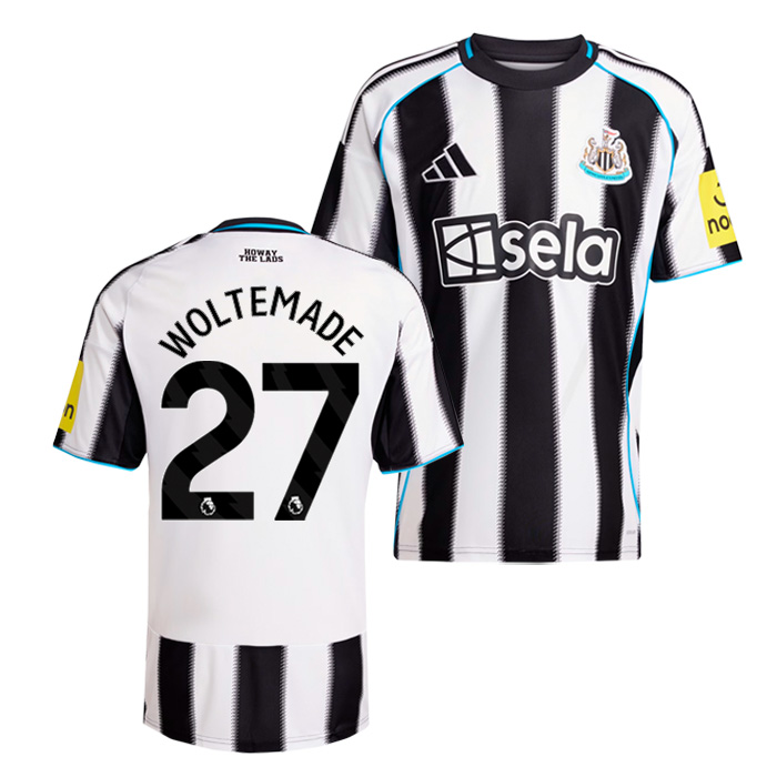 ニューカッスル 25-26 ホーム 半袖 ユニフォーム No.27 ヴォルテマーデ