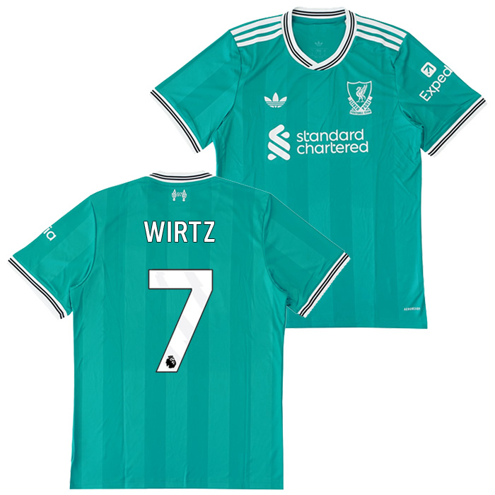 リバプール 25-26 サード 半袖 ユニフォーム No.7 ヴィルツ【adidas