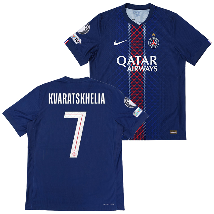 パリ・サンジェルマン 25-26 ホーム Dri-FIT ADV 半袖 ユニフォーム No