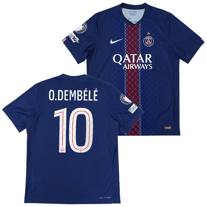 パリ・サンジェルマン 25-26 ホーム Dri-FIT ADV 半袖 ユニフォーム No