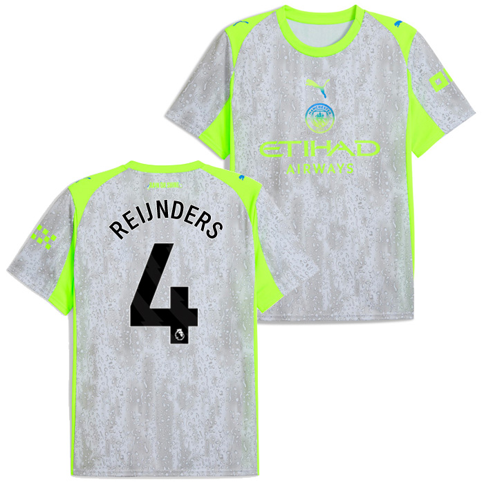 マンチェスターシティ 25-26 サード 半袖 ユニフォーム No.4 ライン