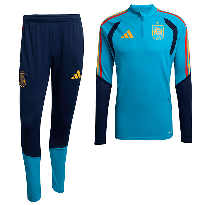 スペイン代表 2026 TIRO26 1/4 ZIPトレーニング トップ長袖&パンツ
