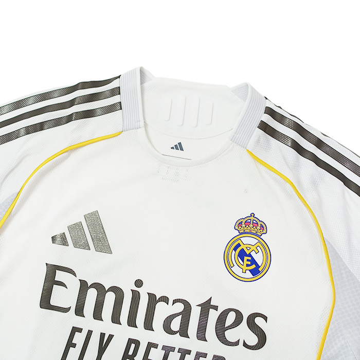 レアルマドリード 25-26 ホーム 長袖 オーセンティック ユニフォーム