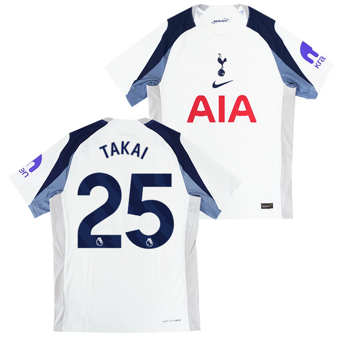 トッテナム 25-26 ホーム Dri-FIT ADV 半袖 ユニフォーム No.25 高井幸