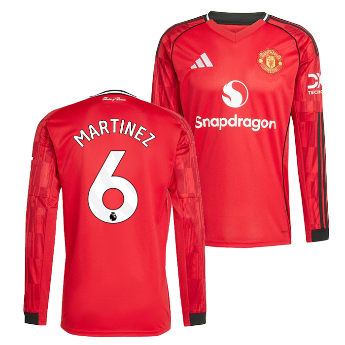 マンチェスターユナイテッド 25-26 ホーム 長袖 ユニフォーム No.6