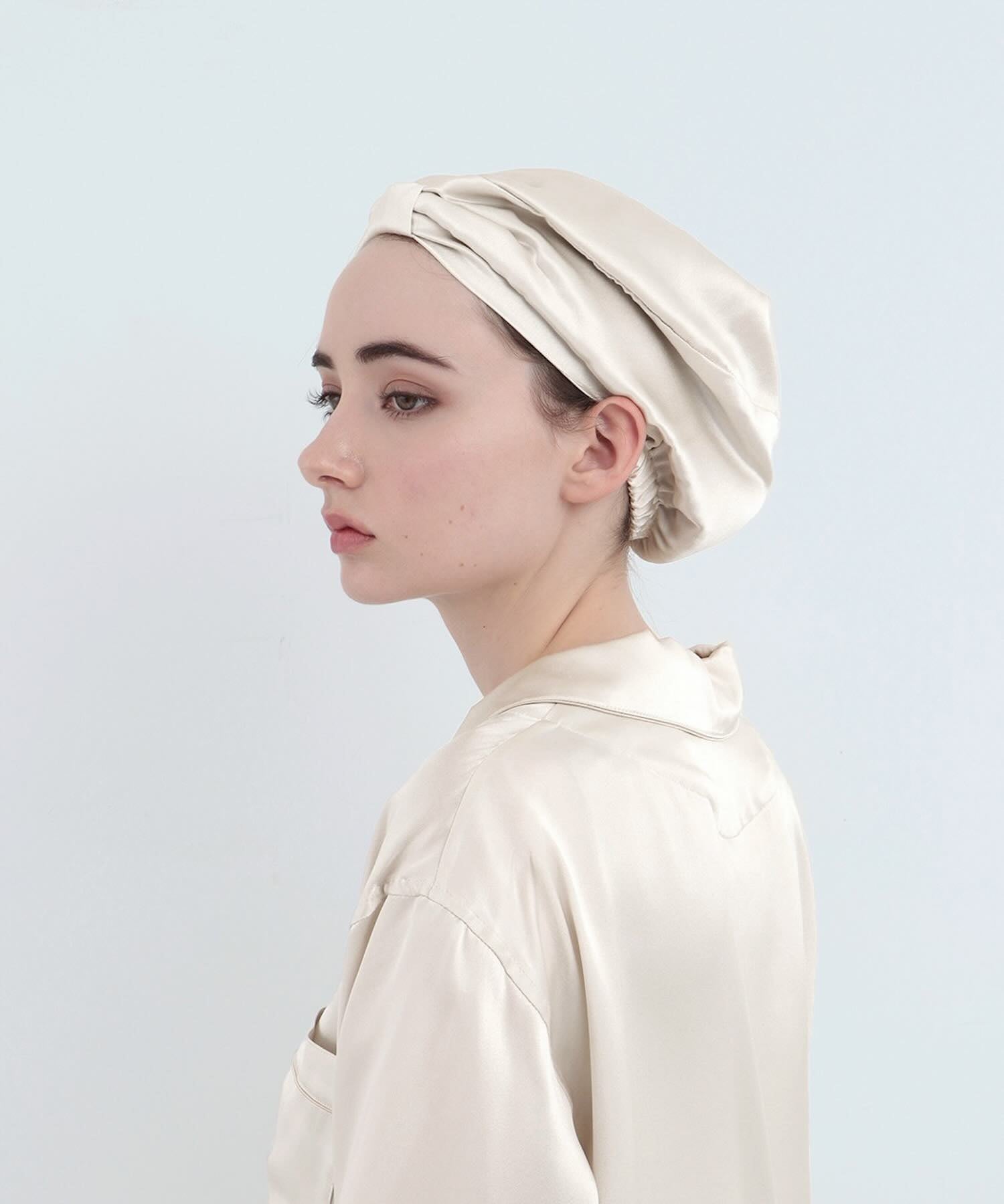 Foo Tokyo 公式ストア | シルクヘアキャップ パールホワイト