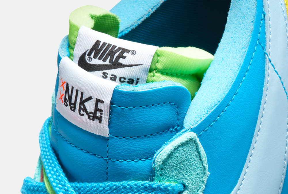 Nike x sacai x KAWS Blazer Low 'Neptune Blue' | Draws Closed