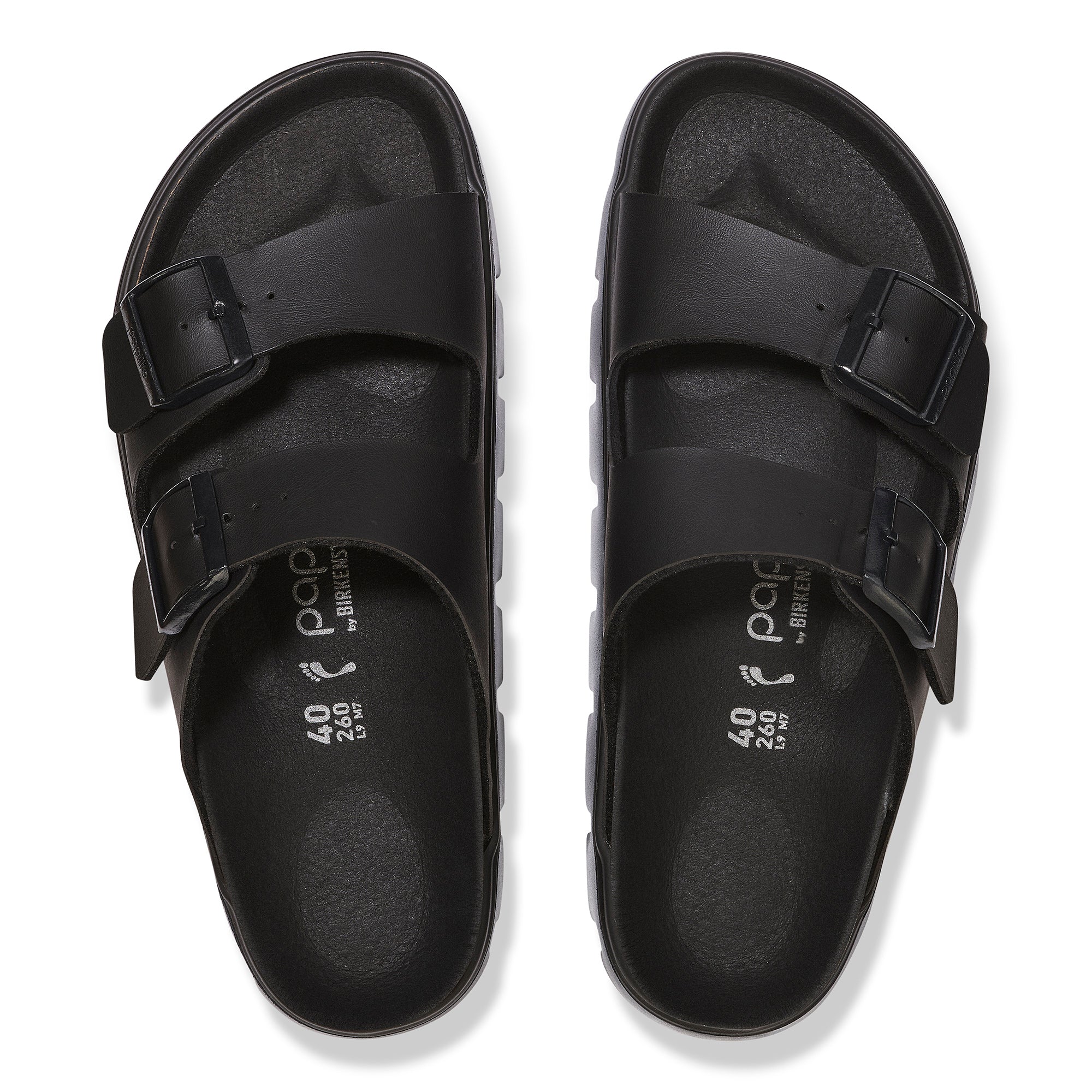 Papillio Arizona Chunky blacklack Birko-Flor by Birkenstock