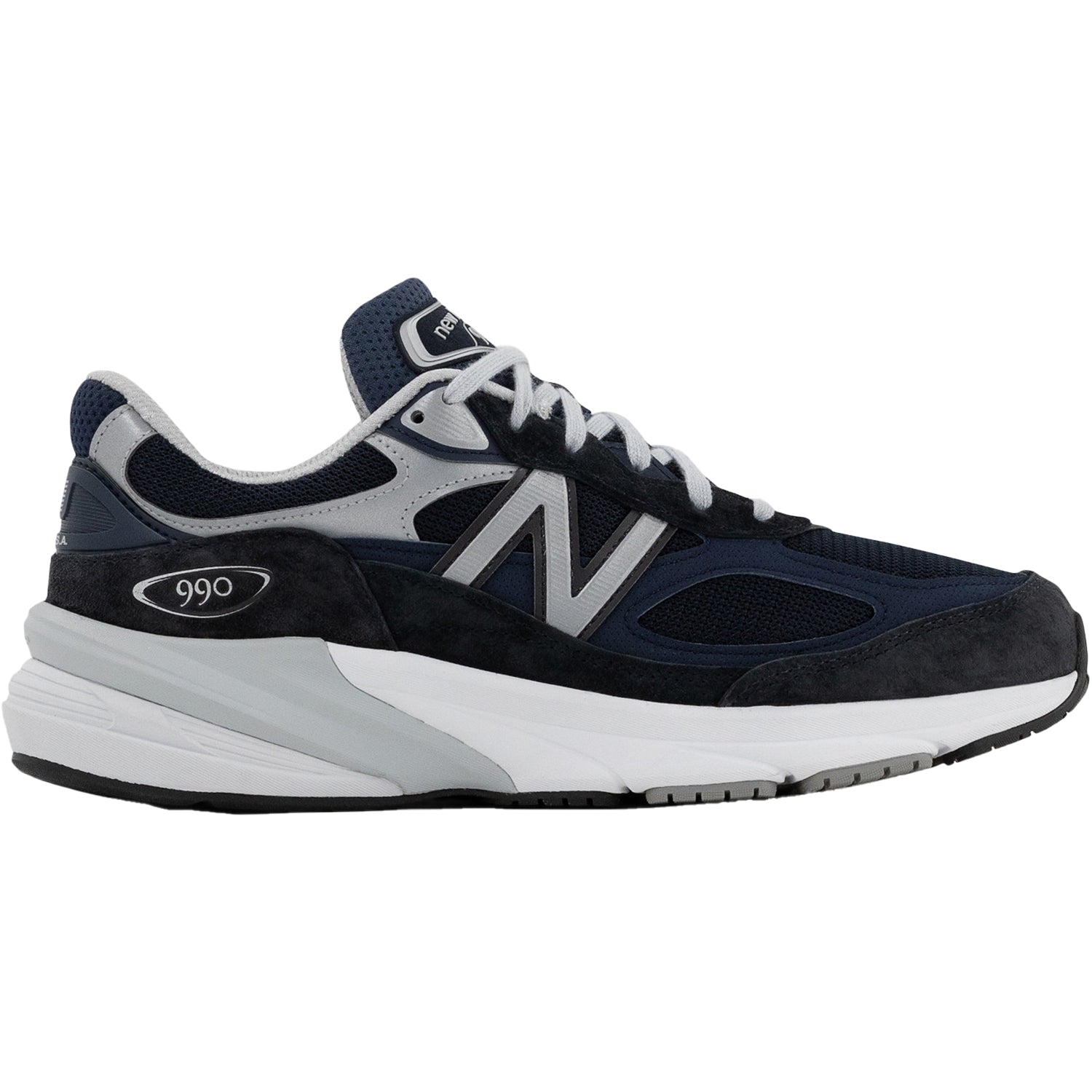 Men's New Balance M990NV6 Navy/White Suede/Mesh - Made in USA