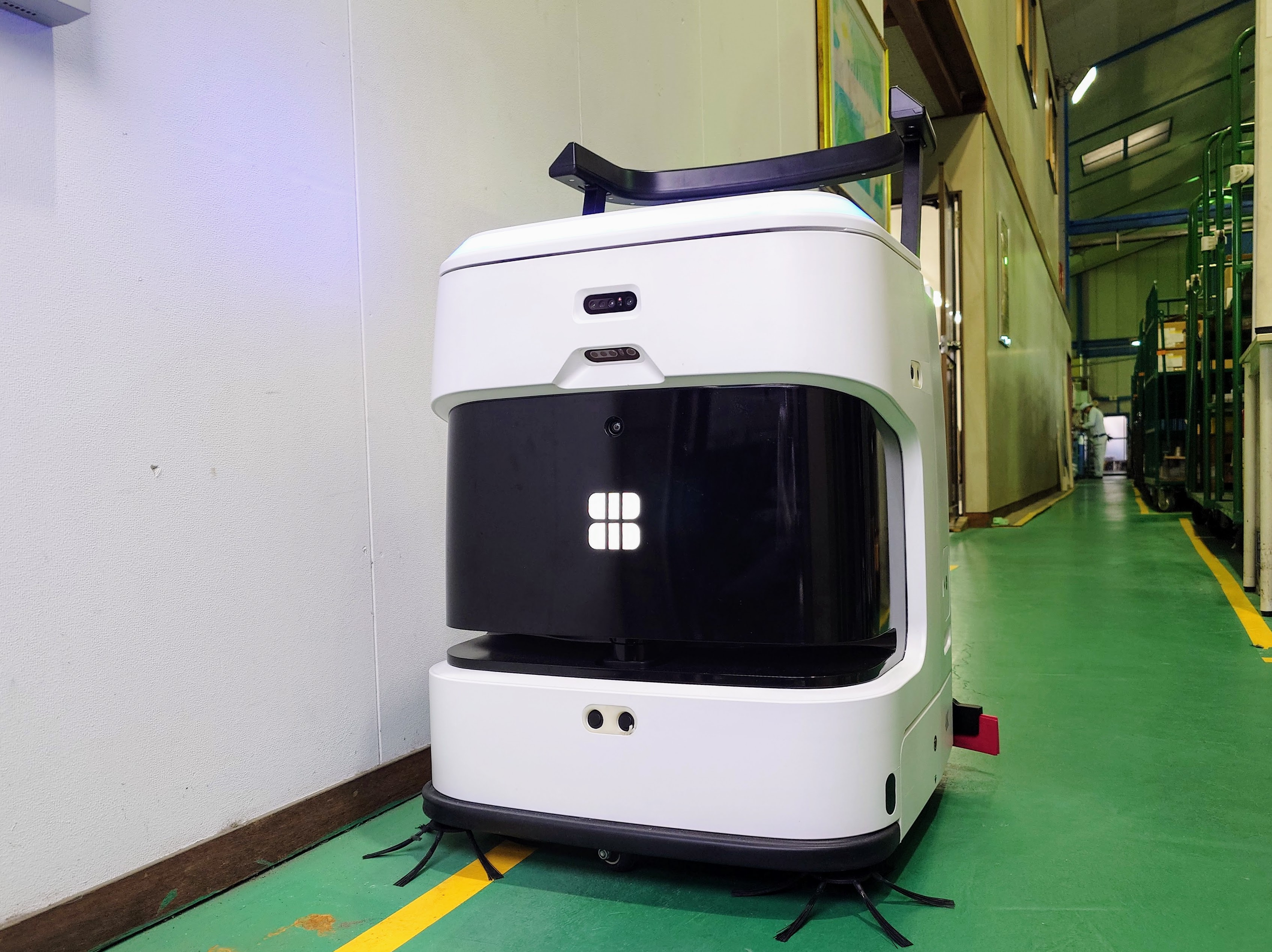 株式会社HCI 清掃用ロボットJ40S活用例『AI補助機能』 清掃ロボット