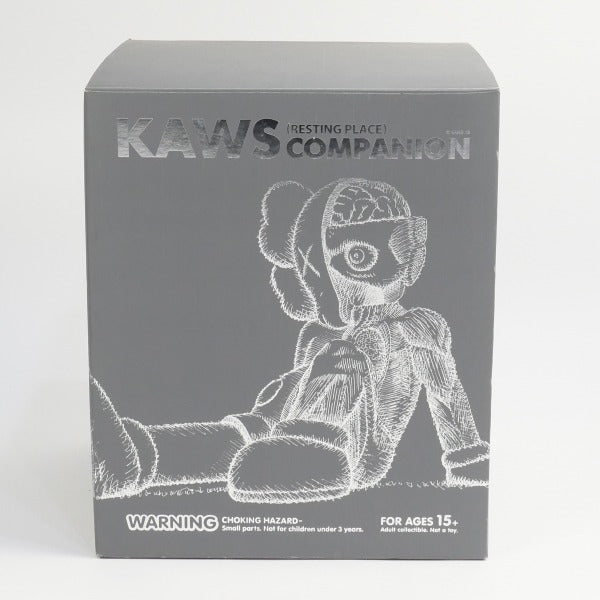 KAWS カウズ ×MEDICOM TOY COMPANION Resting Place フィギュア 灰