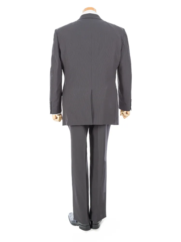ストレッチグレーストライプスーツ【ウォッシャブル】 | フォーエル