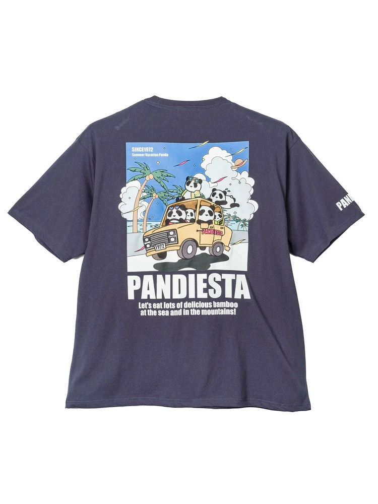 ブラック 【PANDIESTA JAPAN】80SサマーバケーションTシャツ