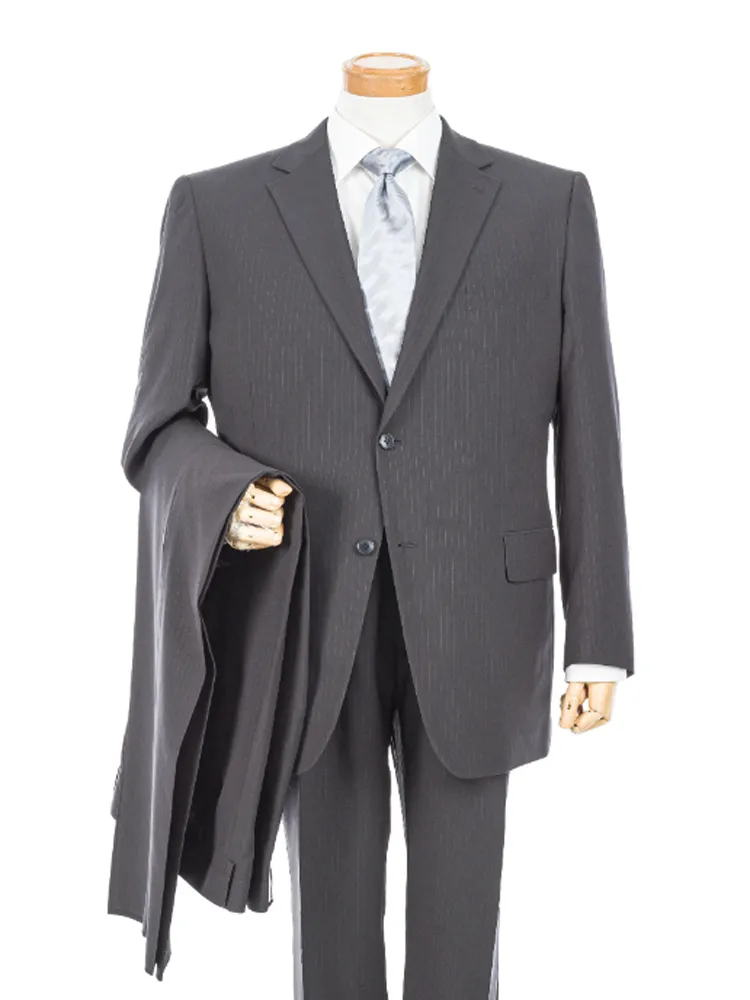 ストレッチグレーストライプスーツ【ウォッシャブル】 | フォーエル