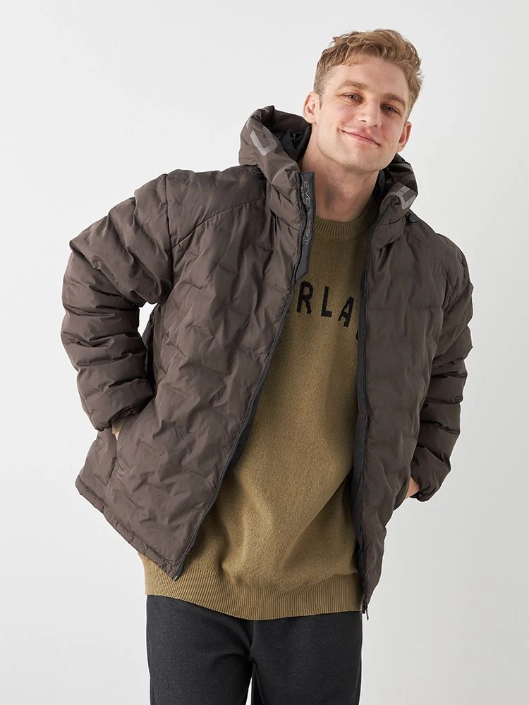 ブラウン 【EVERLAST(エバーラスト)】防風ウラアルミブルゾン