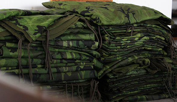 VINTAGE】70-80s US Army Poncho Liner ”ERDL Pattern”希少なポンチョ