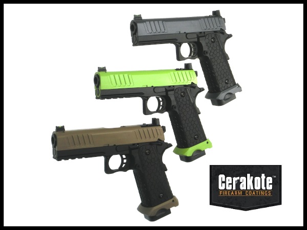 BATON Airsoft: BS-STACCATO 4.3 Co2ブローバック セラコートカスタム