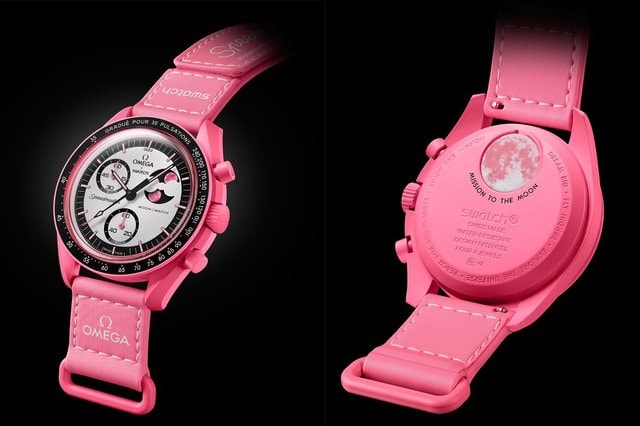 ピンクが目印！】販売店舗が日々変わる！ 最新のオメガ×スウォッチを