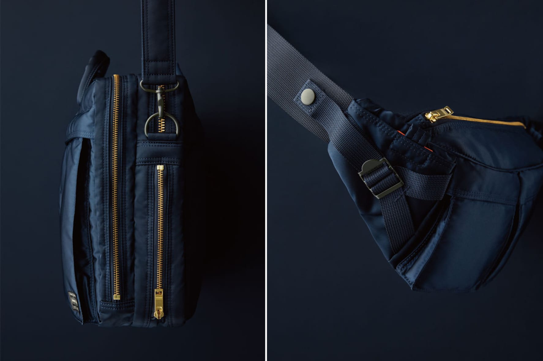 大人のIRON BLUEが新鮮！】ポーター「タンカー」の“新色”が、街中で