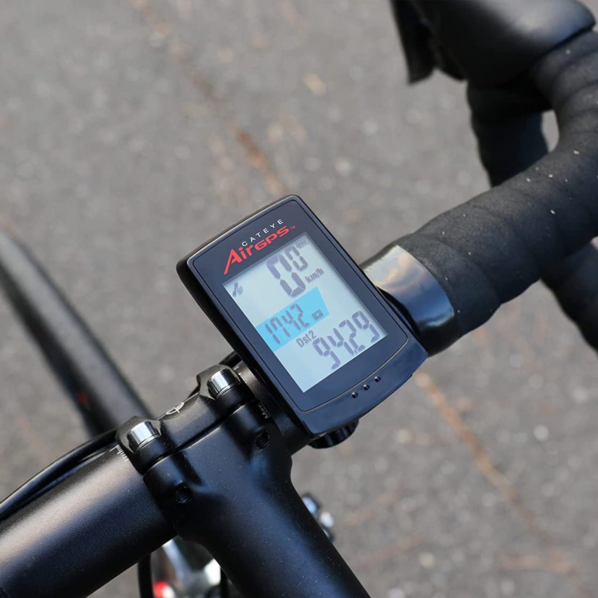 CatEye AirGPS Cycling Computer and CDC-30 Cadence Sensor - CC