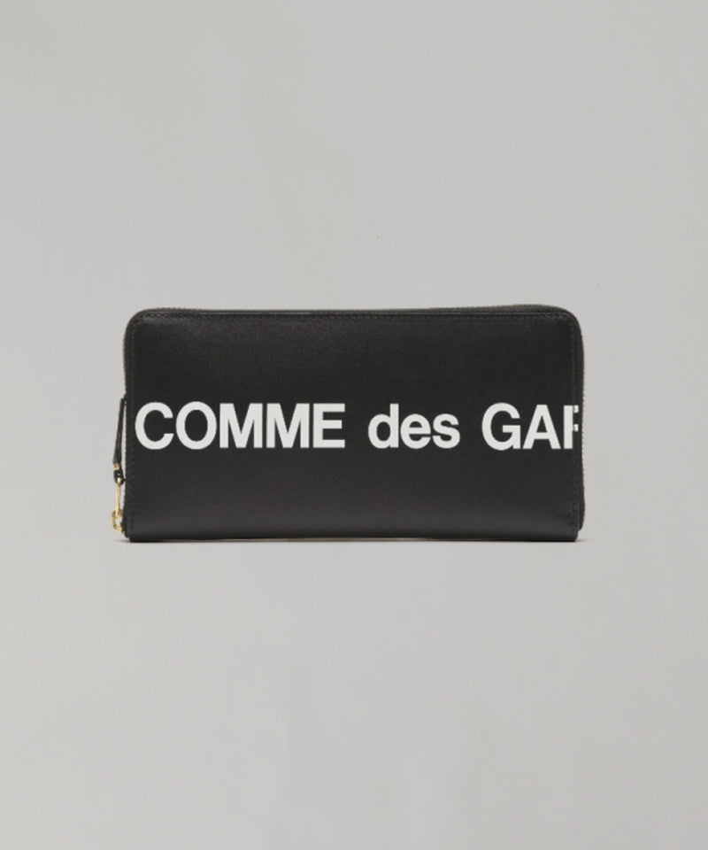 二つ折りzip長財布(Huge Logo)｜コムデギャルソンウォレット(Comme des