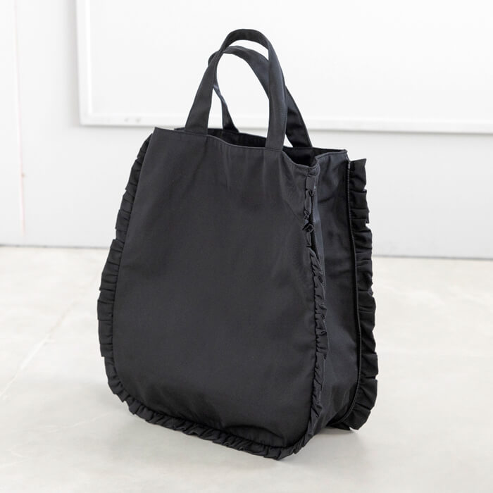 アンヴォクール｜マチが広がるトートバッグ ・ブラック｜東京ソワール