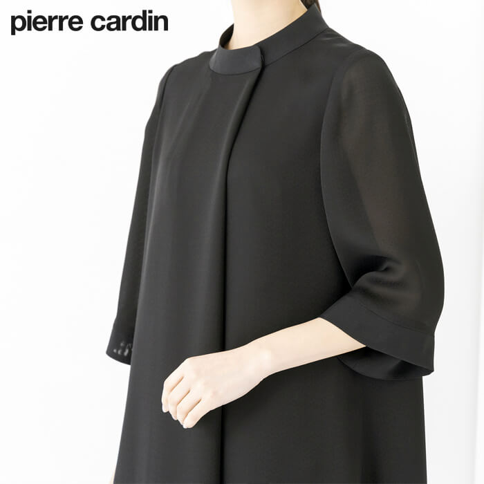 洗える｜前開きの夏用ワンピース 17号・ブラック｜東京ソワール